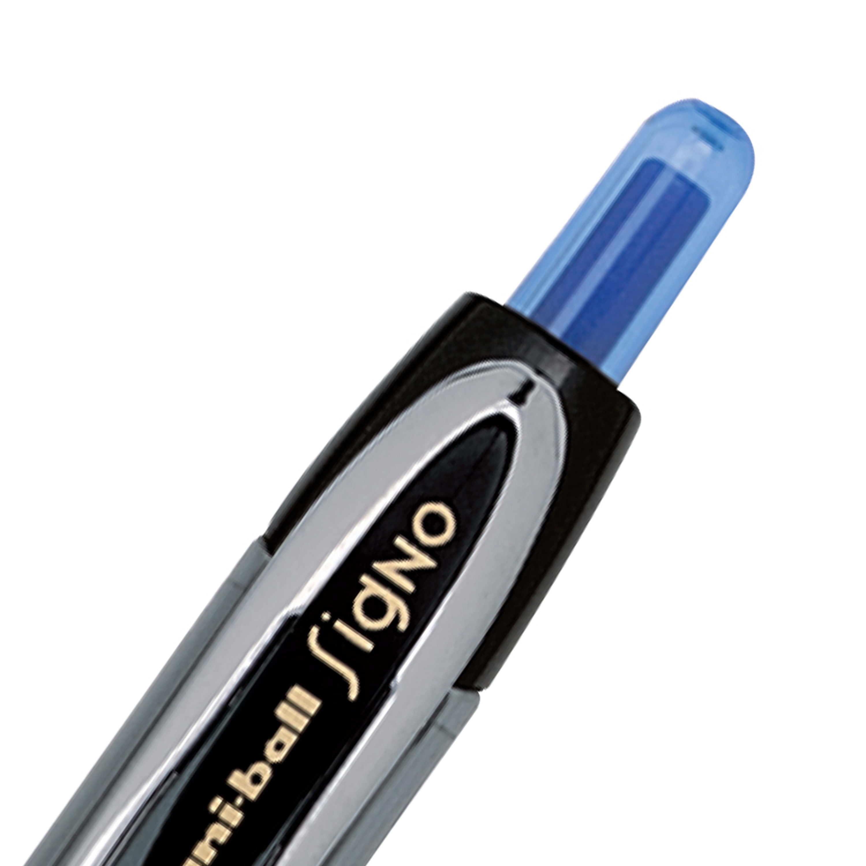 uni-ball 207 Signo Gel Ultra Micro Gel Pen, Retractable, Extra-Fine 0.38  mm, Blue Ink, Smoke Barrel - Comp-U-Charge Inc
