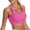 Red, variant on QHFBli Sports Bra for Women High Support Back Strappy Sports Bra Moulded Cup High Impact Workout Top