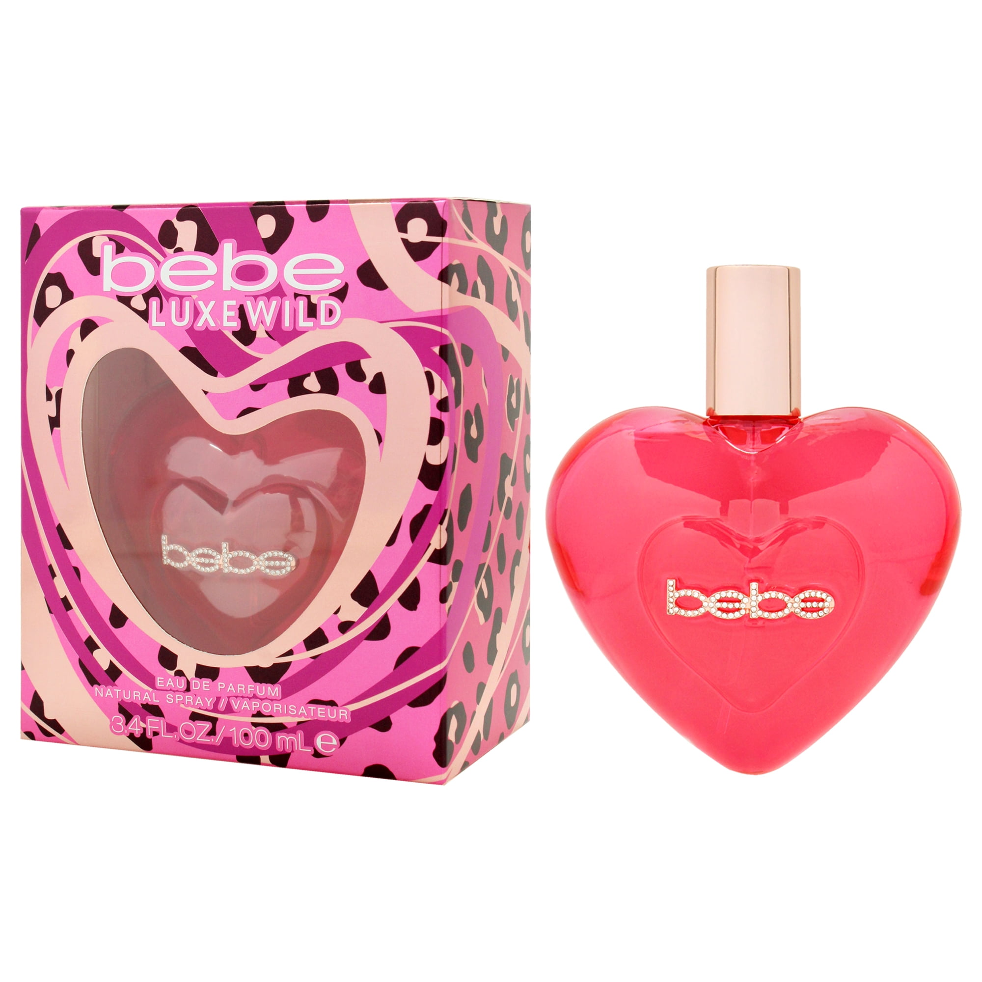 bebe Luxe Wild, Perfume for Women, 3.4 oz