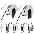 thumbnail image 2 of NineLeaf 10 Roll (10 Cartridge Frame) Label Continuous Paper Roll Replacement Compatible for Brother DK-2205 DK2205 2.4 (2-3/7) Inch X 100 Feet for Q Touch QL-500 Series Printers, 2 of 4