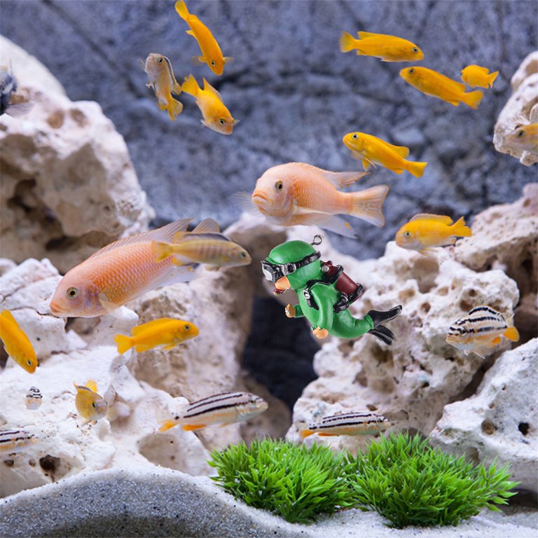 cute fish tank accessory set hirigin Cute Little Diver Fish Tank Decor, Floating Fish Tank Decor, Fish  Tank Accessories Floating Cartoon Lovely Diver Aquarium Decorations Ocean  Scene Layout Ornaments