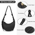 thumbnail image 3 of Saddle Bag Juoxeepy Crescent Purse Bolso de hombro para mujer, 3 of 6
