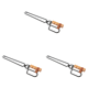 thumbnail image 4 of Pinzas de madera de metal para barbacoa, pinzas para carbón, resorte de compresión, accesorios para exteriores, 4 of 7