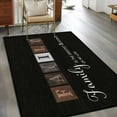 thumbnail image 3 of 3'x5' Area Rugs, Black Indoor Outdoor Area Rug for Living Room Bedroom, Farmhouse Country Vintage Wooden Grain Plaid Washable Bathroom Rugs Kitchen Floor Carpet Mats Home Decor Aesthetic, 3 of 8