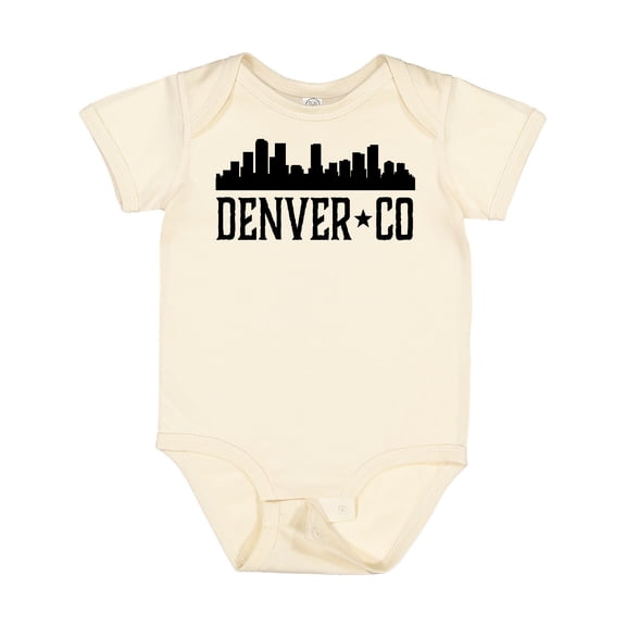 Inktastic Denver Colorado City Skyline Boys or Girls Baby Bodysuit