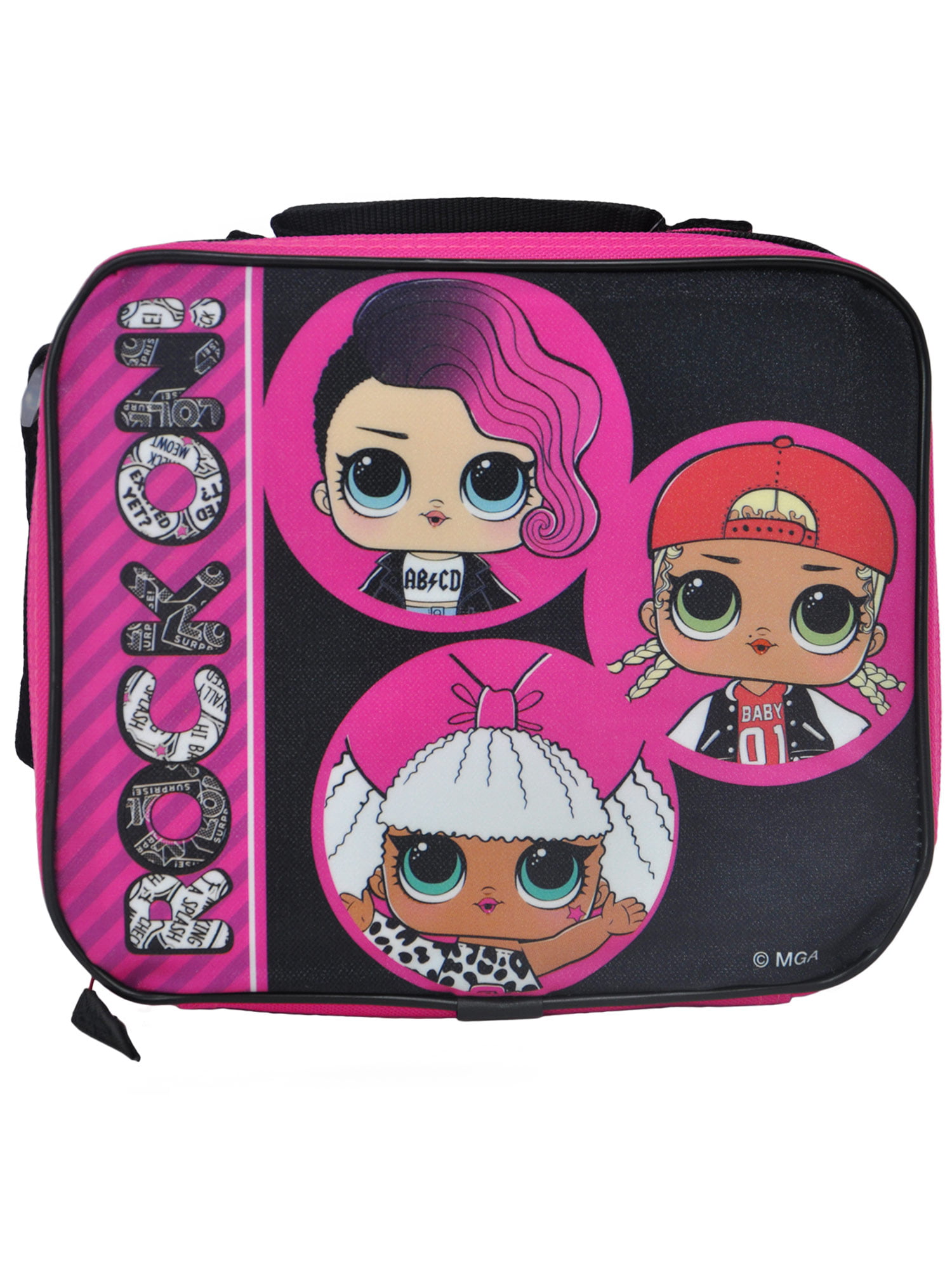 LOL SURPRISE GIFT INSULATED LUNCH BOX BAG GIRLS PINK TRAVEL SNACK BOX BABY DOLL 