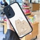 thumbnail image 2 of Proteja con estilo: Estuche plateado esmerilado de doble capa con diseño artístico moderno para iPhone 15 Pro Max 14 13 12 Pro 11, 2 of 4