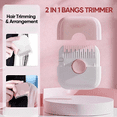 thumbnail image 7 of 2-in-1 Hair Cutting Trimmer Barber Comb Bangs Hair Cutter Remover Home Mini Makeup Tools,Green, 7 of 7