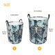 thumbnail image 3 of Balery Butterflies Skull Bows Cesta de ropa redonda con asas, impermeable, independiente, para ropa, juguetes, dormitorio y familia-Medium, 3 of 6