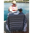 thumbnail image 4 of Authentic Hotel and Spa Authentic Fouta Black Charcoal Turkish Cotton Bath/ Beach Towel, 4 of 4