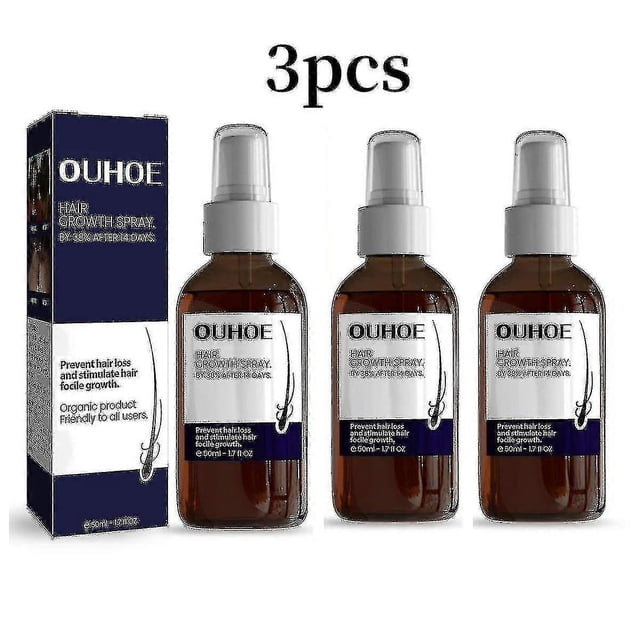Spray para el crecimiento del cabello Ouhoe que hidrata el cuero cabelludo, el cabello dañado, el cabello fuerte y el cabello denso | | 1 pieza