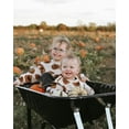 thumbnail image 2 of Newborn Baby Boy Girl Halloween Outfit Pumpkin Sweatshirt Bubble Romper Oversized Bodysuit First Halloween Cute Baby Clothes, 2 of 8