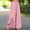Hot Pink, variant on Delayuji Women's Linen Pant Embroidered Summer Loose Elastic Waist Casual Baggy Pants Wide Leg Pants Plus Size M-4XL