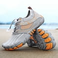 thumbnail image 3 of Hugtrwg Kinder-Aquaschuhe  atmungsaktive Kinder-Laufschuhe für Seewanderungen (Grau 33), 3 of 8