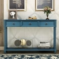 thumbnail image 2 of Wulawindy Console Table Sofa Table with Drawers for Entryway with Projecting Drawers and Long Shelf, 2 of 7