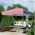 thumbnail image 6 of Alpha Joy 10x10ft Pop-up Canopy Instant Outdoor Canopy Tent Portable Straight Leg Shelter with Roller Bag for Outside, Flag, 6 of 9
