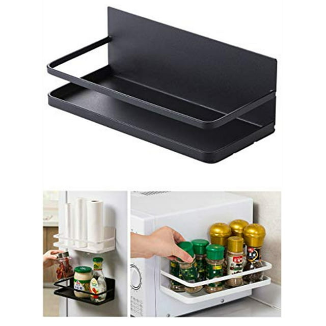 Para Especias, Organizador Magnético De Un Solo Nivel Para Refrigerador, Estante Magnético Para Almacenamiento De Especias seitruly HA040363-02
