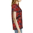 thumbnail image 3 of Spider-Man Women's Crew Neck Short Sleeve T-Shirt, 3 of 7