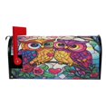 thumbnail image 3 of Ryvnso Mailbox Cover Ethnic Owls Magnetic Mailbox Wrap Standard Size 21x18 Inch, 3 of 8