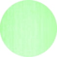thumbnail image 1 of Ahgly Company Indoor Round Abstract Green Contemporary Area Rugs, 8' Round, 1 of 1
