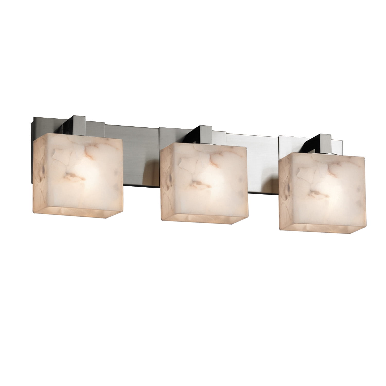 Justice Design Group Alr-8923-55 Alabaster Rocks 27" Modular 3 Light Vanity  Light - Walmart.com - Walmart.com