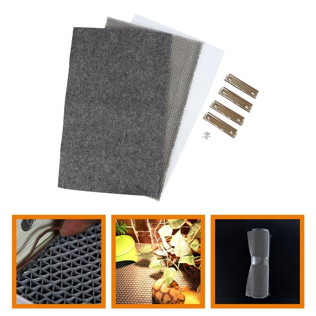 unbranded 1Jgo Alfombra Para Terrario Reptil Con Material Impermeable Y Natural Color