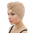 thumbnail image 3 of MESSUEN Sun Hat No Brim Hats for Women Beanie Hat Turban Hats for Women Fashion Head Scarf Brimless Hats for Women Womens Turbans Khaki One Size, 3 of 3