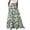 s59-green skirts, variant on Women Flowy Printed Tiered Maxi Skirt Drawstring Waist Ruffle Hem A Line Skirts Casual Summer Work Business Long Skirt with Pockets Orange,M