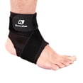 thumbnail image 2 of Naiovety 1 pieza de ajuste de vendaje para pies, soporte para tobillo, prevención de esguinces, deporte, Fitness, banda protectora para tobillo Accesorios para máquinas de ejercicios negro S Naiovety OD1608-01B, 2 of 6