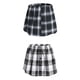 thumbnail image 1 of Falda A Cuadros 2x Media Sunnimix Camisa Mujer Dobladillo Falso, 1 of 8