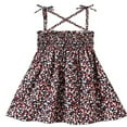 thumbnail image 1 of Tout-petit Bébé Fille Été Floral Sangle Volant Robe Décontractée Tenues, 1 of 6