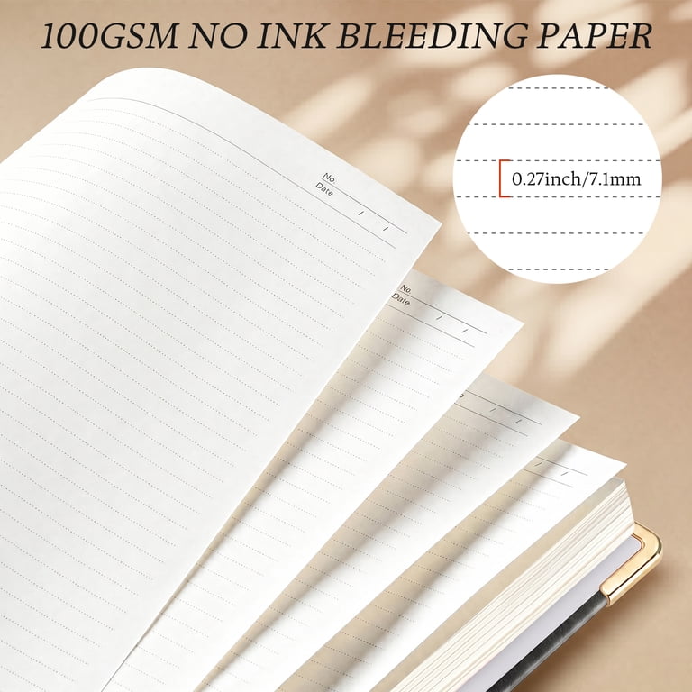 OMEYA 5-Subject Leather Spiral Notebook, 300 Pages photo 4