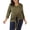Olive, variant on Womens Plus V Neck Asymmetric Pullover Top
