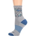 thumbnail image 2 of Darn Tough Coolmax Zuni Micro Crew Cushion Sock - Women's Light Gray Large, 2 of 3