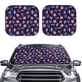 thumbnail image 2 of Saiise American Stars for Foldable Car Sun Shades (2-Pack) Offer Sun Protection with an Easy-fold Design for Convenient Windshield Shading-Medium, 2 of 6