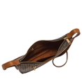 thumbnail image 5 of Fossil Cecilia Bolso bandolera pequeño de piel sintética para mujer con estampado de cadena en negro/marrón (Modelo: ZB1890914), 5 of 5