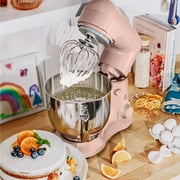 Beautiful 5.3 Qt Stand Mixer, Rose with Flat Beater, Dough Hook, Balloon Whisk