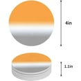 thumbnail image 1 of FMSHPON Orange White Gray Gradient Style Set of 6 Round Coaster for Drinks, Absorbent Ceramic Stone Coasters Cup Mat with Cork Base for Home Kitchen Room Coffee Table Bar Decor, 1 of 6