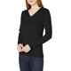 thumbnail image 2 of Ailaofu Women's V Neck Long Sleeve Solid Classic Knit Pullover Sweater Tops, 2 of 5