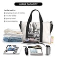 thumbnail image 4 of Travel Duffle Bag Vintage Cactus Pickup Travel Tote Bags Carry on Luggage Waterproof Weekender Bags with Top Handle Adjustable Shoulde Strap for Travel Gym, 4 of 5