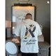 thumbnail image 3 of REPRESENT 23SS Angel Cloud R Carta Impresa Lavable Vieja Manga Corta Pareja Suelta Camiseta, 3 of 4