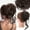 #Silver Grey, variant on SEGO Messy Bun Hair Piece Scrunchie Tousled Updo Hair Extensions Hair Bun Curly Wavy Ponytail Synthetic Chignon for Women Girls(27/613#:Strawberry Blonde & Bleach Blond Mixed)
