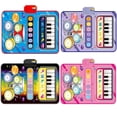 thumbnail image 5 of Juguetes para bebés de 1, 2 y 3 años, juguetes musicales 2 en 1 para niños, piano y tapete para batería para niños pequeños, 5 of 5