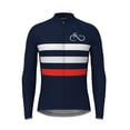 thumbnail image 4 of Camisetas de ciclismo a rayas para hombre, novedad de verano de 2023, camisetas de ciclismo de manga larga, camisetas de ciclismo de montaña y carretera, ropa de ciclismo de secado rápido, 4 of 5