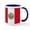 White/Navy Inside, variant on CafePress - Peru Flag Mug - 11 oz Ceramic Mug - Novelty Coffee Tea Cup