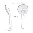 Voiceine Bathroom Handheld Shower Head 5 Function Shower Head Anticlog