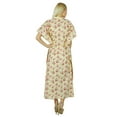 thumbnail image 4 of Bimba Women Long Maxi Kaftan Floral Cotton Caftan Coverup Gown, 4 of 5