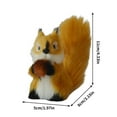 thumbnail image 3 of YFGEFTR Yellow Squirrel Statue, 3 of 6