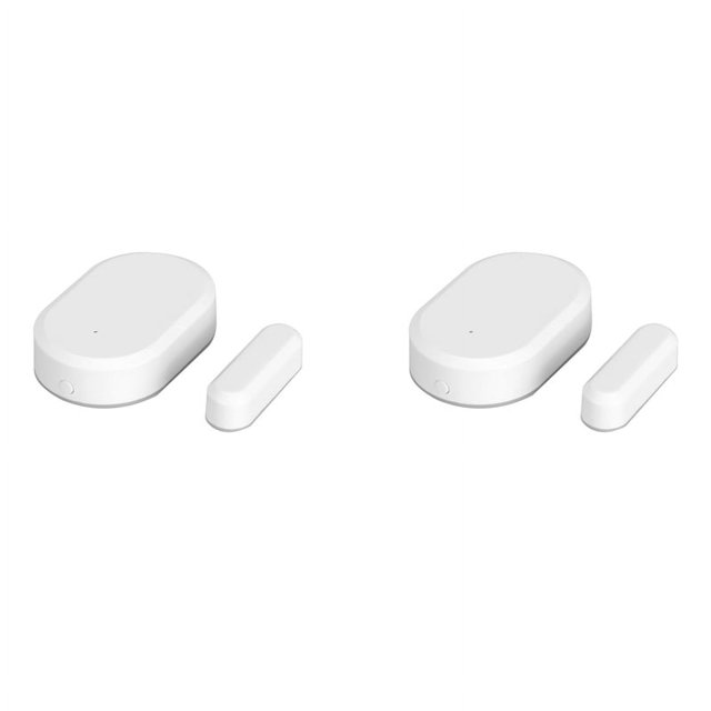 Tuya Zigbee 3.0 Smart Contact Detectors Security Gate Door Window Sensor Transducer Smart Life Home(2PCS)