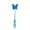 Blue, variant on Fasiaou Stainless Steel Coffee Fork Beautiful Butterfly Designs Ice-Cream Tea Stirring Spoons 5.6 Inch Dessert Demitasse Espresso Fork for Gifts
